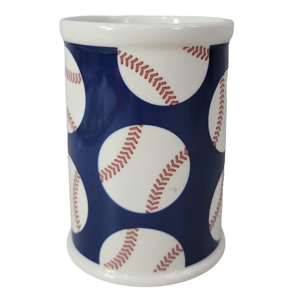 Starbucks 2007 Baseball Mug Blue 16oz Grande Sports Father's Day World Series - Picture 3 of 11